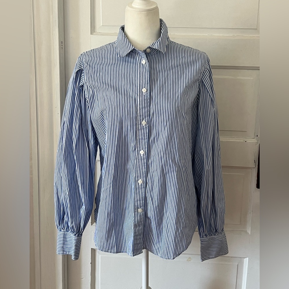 J. Crew | Striped Cotton Slim Fit Button Down